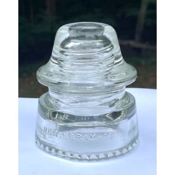 Vintage Hemingray 19 Glass Insulator CD 163 RDP Clear (1950) MINT Condition - Picture 6 of 8